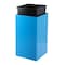 Alpine Industries Square Recycling Bin, 29 Gallons, Blue Can, Circle Opening Lid ALP4450-KIT-BLU-C - alternate 4